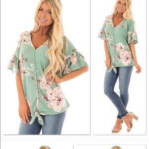 Brianna floral top